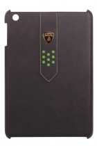 Чехол IMOBO Кожаный для задней панели iPad mini Lamborghini Superleggera (черный/зеленый) (LB-HCIPDMI-SU/D2-BK/GN)