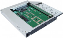 Оптибей AGESTAR для HDD/SSD SATA металл серебристый 2.5