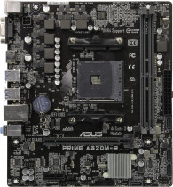Материнская плата ASUS Socket AM4, AMD A320, 2xDDR4, 4xUSB3.0, VGA, HDMI, mATX, OEM (PRIME A320M-R-SI)