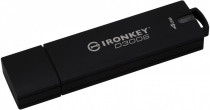 Флеш диск IRONKEY 4 Гб, USB 3.1, аппаратное шифрование, защита паролем, водонепроницаемый корпус, D300 Serialized (IKD300S/4GB)