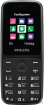 Мобильный телефон PHILIPS E125 Xenium черный 2Sim 1.77