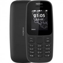 Мобильный телефон NOKIA 105 DS BLACK (2019) (16KIGB01A01)