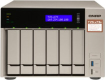 Сетевое хранилище (NAS) QNAP сетевой накопитель, настольный, мест под HDD: 6, оперативной памяти 8 ГБ DDR4, 4x1000 Мбит/с (TVS-673e-8G)