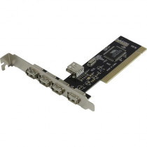 Контроллер EXEGATE EXE-352 PCI, 4*USB2.0 ext + 1*USB2.0 int (OEM) (EX281227RUS)