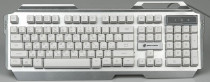 Клавиатура DIALOG Gan-Kata USB, с подсветкой 3 цвета , корпус металл (KGK-25U SILVER)