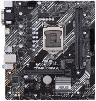 Материнская плата ASUS Socket 1200, Intel H410, 2xDDR4, 2xUSB 3.2 Gen1, VGA, DVI, HDMI, mATX (PRIME H410M-A)