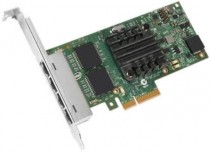 Сетевая карта DELL интерфейс PCI-E, скорость 1 Гбит/с, 4 разъёма RJ-45 (540-11140)