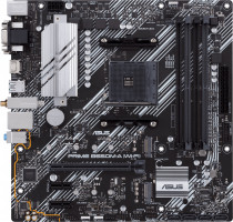 Материнская плата ASUS Socket AM4, AMD B550, 4xDDR4, PCI-E 4.0, Wi-Fi, Bluetooth, 4xUSB 3.2 Gen1, 2xUSB 3.2 Gen2, VGA, DVI, HDMI, mATX (PRIME B550M-A (WI-FI))