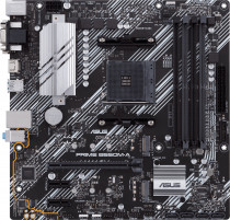 Материнская плата ASUS Socket AM4, AMD B550, 4xDDR4, PCI-E 4.0, 4xUSB 3.2 Gen1, 2xUSB 3.2 Gen2, VGA, DVI, HDMI, mATX (PRIME B550M-A)