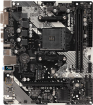 Материнская плата ASROCK Socket AM4, AMD X370, 2xDDR4, 4xUSB3.1, VGA, DVI, HDMI, mATX (X370M-HDV R4.0)