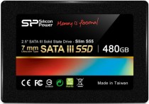 SSD накопитель SILICON POWER 480 Гб, SATA-III, чтение: 550 Мб/сек, запись: 500 Мб/сек, TLC, внутренний SSD, 2.5