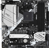 Материнская плата ASROCK Socket AM4, AMD B550, 4xDDR4, PCI-E 4.0, 4xUSB 3.2 Gen1, USB 3.2 Gen2, USB 3.2 Gen2 Type-C, VGA, HDMI, DisplayPort, mATX (B550M PRO4)