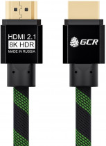 Кабель GREENCONNECT GCR HDMI 2.1, 8K 60Hz, 4K 144Hz, 0.5m, динамический HDR 4:4:4, Ultra HD, 48.0 Гбит/с, тройное экранирование, ферритовые фильтры, (GCR-51871)