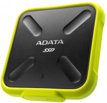 Внешний SSD диск ADATA 256 Гб, внешний SSD, USB 3.1, чтение: 440 Мб/сек, запись: 430 Мб/сек, TLC, SD700 Yellow (ASD700-256GU3-CYL)