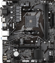 Материнская плата GIGABYTE Socket AM4, AMD A520, 2xDDR4, 4xUSB 3.2 Gen1, VGA, DVI, HDMI, mATX (A520M S2H)
