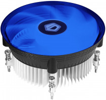 Кулер ID-COOLING для процессора, Socket 115x/1200, 1x120 мм, 500-1800 об/мин, синяя подсветка, TDP 100 Вт (DK-03i PWM Blue)