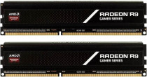 Комплект памяти AMD 32 Гб, 2 модуля DDR-4, 25600 Мб/с, CL16-18-18-35, 1.35 В, радиатор, 3200MHz, RADEON R9 Gamers Series Black, 2x16Gb KIT (R9S432G3206U2K)