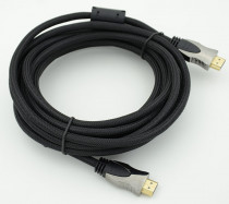 Кабель BEHPEX HDMI (m)/HDMI (m) 5м. феррит.кольца Позолоченные контакты