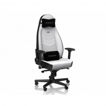 Кресло NOBLECHAIRS ICON PU Leather / white/black (NBL-ICN-PU-WBK)