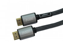 Кабель LAZSO WH-111-B HDMI (m)/HDMI (m) 0.5м. Позолоченные черный (WH-111(0,5M)-B)