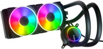 Жидкостная система охлаждения FRACTAL DESIGN для процессора, СВО, Socket 115x/1200, 1356, 1366, 2011, 2011-3, 2066, AM2, AM2+, AM3, AM3+, AM4, FM1, FM2, FM2+, TR4, sTRX4, SP3, 2x120 мм, 500-2000 об/мин, разноцветная подсветка, Celsius+ S24 Prisma (FD-W-2-S2402)