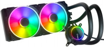 Жидкостная система охлаждения FRACTAL DESIGN для процессора, СВО, Socket 115x/1200, 1356, 1366, 2011, 2011-3, 2066, AM2, AM2+, AM3, AM3+, AM4, FM1, FM2, FM2+, TR4, sTRX4, SP3, 2x140 мм, 500-1700 об/мин, разноцветная подсветка, Celsius+ S28 Prisma (FD-W-2-S2802)