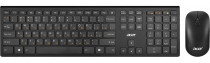 Клавиатура + мышь ACER OKR030 клав:черный мышь:черный USB беспроводная slim (ZL.KBDEE.005)