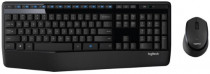 Клавиатура + мышь LOGITECH MK345 клав:черный мышь:черный USB 2.0 беспроводная Multimedia (920-008534)