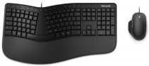 Клавиатура + мышь MICROSOFT проводные, цифровой блок, USB, Ergonomic Desktop for Business, чёрный (RJY-00011)