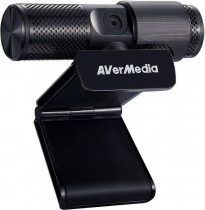 Веб камера AVER MEDIA 1920x1080, USB 2.0, 2 млн пикс., 2 встроенных микрофона, поворотная конструкция, для стрима, Live Streamer CAM 313 (PW313)