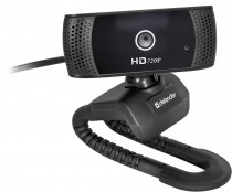 Веб камера DEFENDER 1280x720, USB 2.0, 2 млн пикс., автоматическая фокусировка, встроенный микрофон, крепление на мониторе, G-lens 2597 HD (63197)