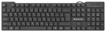 Клавиатура DEFENDER проводная, мембранная, цифровой блок, USB, Element HB-190 Black, чёрный (45191)