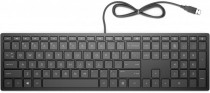 Клавиатура HP 300 RUSS черный USB slim (4CE96AA)