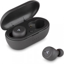 TWS гарнитура ACCESSTYLE беспроводные наушники с микрофоном, затычки, динамические излучатели, Bluetooth, импеданс: 16 Ом, работа от аккумулятора до 5 ч, Black, чёрный (Denim TWS Black)