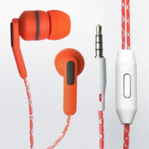 Гарнитура DIALOG проводные наушники с микрофоном, затычки, mini jack 3.5 мм, 20-20000 Гц, красный (ES-F15 RED)