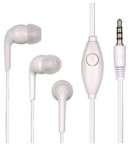 Гарнитура DIALOG проводные наушники с микрофоном, затычки, динамические излучатели, mini jack 3.5 мм, 20-20000 Гц, белый (ES-03 White)