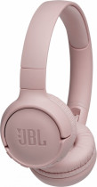 Гарнитура JBL беспроводные наушники с микрофоном, накладные, динамические излучатели, Bluetooth, 20-20000 Гц, импеданс: 32 Ом, регулятор громкости, работа от аккумулятора до 16 ч, Tune 500BT Pink, розовый (JBLT500BTPIK)