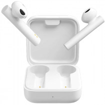 TWS гарнитура XIAOMI беспроводные наушники с микрофоном, вкладыши, Bluetooth, импеданс: 32 Ом, работа от аккумулятора до 5 ч, Mi True Wireless Earphones 2 Basic White, белый (BHR4089GL)
