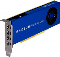 Видеокарта DELL Radeon Pro WX3200 4096Mb GDDR6/DPx4/HDCP oem (490-BFQS)