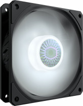 Вентилятор для корпуса COOLER MASTER 120 мм, 650-1800 об/мин, 62 CFM, 8-27 дБ, 4-pin PWM, белая подсветка, SickleFlow 120 White LED (MFX-B2DN-18NPW-R1)