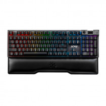 Клавиатура ADATA проводная, механическая, переключатели Cherry MX Red, цифровой блок, подсветка клавиш, USB, XPG SUMMONER, чёрный (SUMMONER4A-BKCWW)