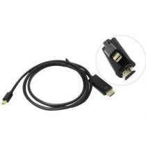 Кабель EXEGATE miniDisplayPort-HDMI EX-CC-mDP-HDMI-1.8 (mini20M/19M, 1,8м) (EX284918RUS)