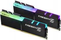 Комплект памяти G.SKILL 64 Гб, 2 модуля DDR-4, 28800 Мб/с, CL18-22-22-42, 1.35 В, радиатор, подсветка, 3600MHz, Trident Z RGB, 2x32Gb KIT (F4-3600C18D-64GTZR)