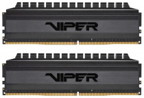 Комплект памяти PATRIOT MEMORY 16 Гб, 2 модуля DDR-4, 28800 Мб/с, CL18-22-22-42, 1.35 В, радиатор, 3600MHz, Viper 4 Blackout, 2x8Gb KIT (PVB416G360C8K)