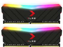 Комплект памяти PNY 16 Гб, 2 модуля DDR-4, 25600 Мб/с, CL16, 1.35 В, радиатор, подсветка, 3200MHz, XLR8 Gaming EPIC-X RGB, 2x8Gb KIT (MD16GK2D4320016XRGB)