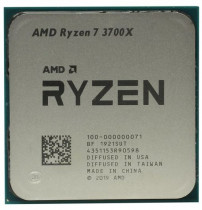 Процессор AMD Socket AM4, Ryzen 7 3700X, 8-ядерный, 3600 МГц, Turbo: 4400 МГц, Matisse, Кэш L2 - 4 Мб, Кэш L3 - 32 Мб, 7 нм, 65 Вт, OEM (100-000000071)