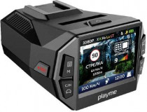 Видеорегистратор автомобильный с радар-детектором PLAYME GPS черный (Playme P600SG)
