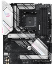 Материнская плата ASUS Socket AM4, AMD B550, 4xDDR4, PCI-E 4.0, 2500 Мбит/с, 4xUSB 3.2 Gen1, USB 3.2 Gen2, USB 3.2 Gen2 Type-C, HDMI, DisplayPort, подсветка, ATX (ROG STRIX B550-A GAMING)