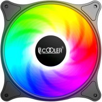 Вентилятор для корпуса PCCOOLER 120 мм, 1200 об/мин, 31.68 CFM, 18 дБ, 3-pin, разноцветная подсветка (FX-120-3)
