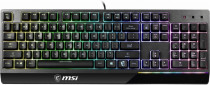 Клавиатура MSI проводная, плунжерная, цифровой блок, подсветка клавиш, USB, VIGOR GK30, чёрный (S11-04RU224-CLA)